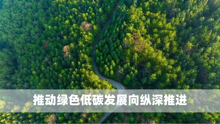 推动绿色低碳发展向纵深推进